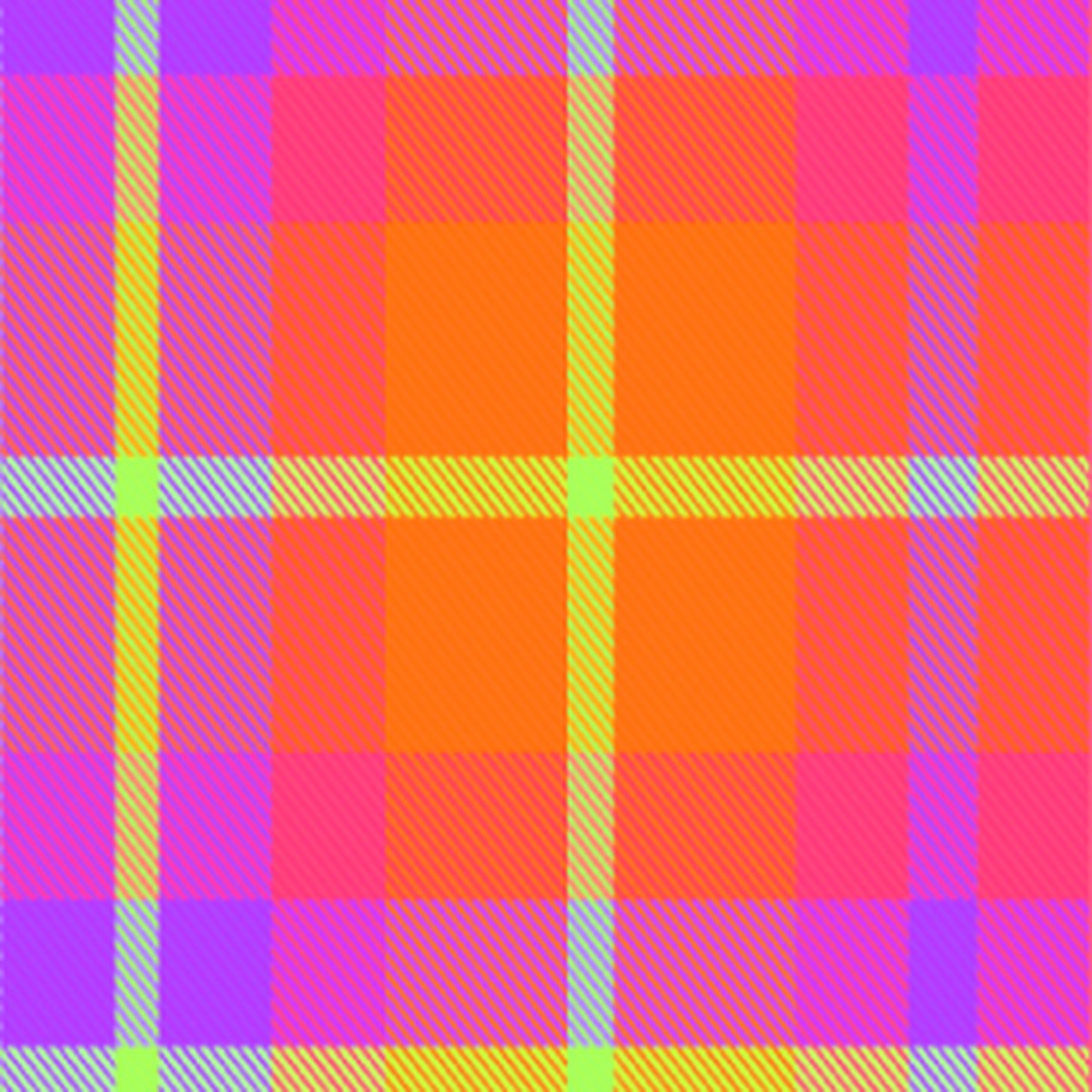 Electric Garden Party — Plaid pattern