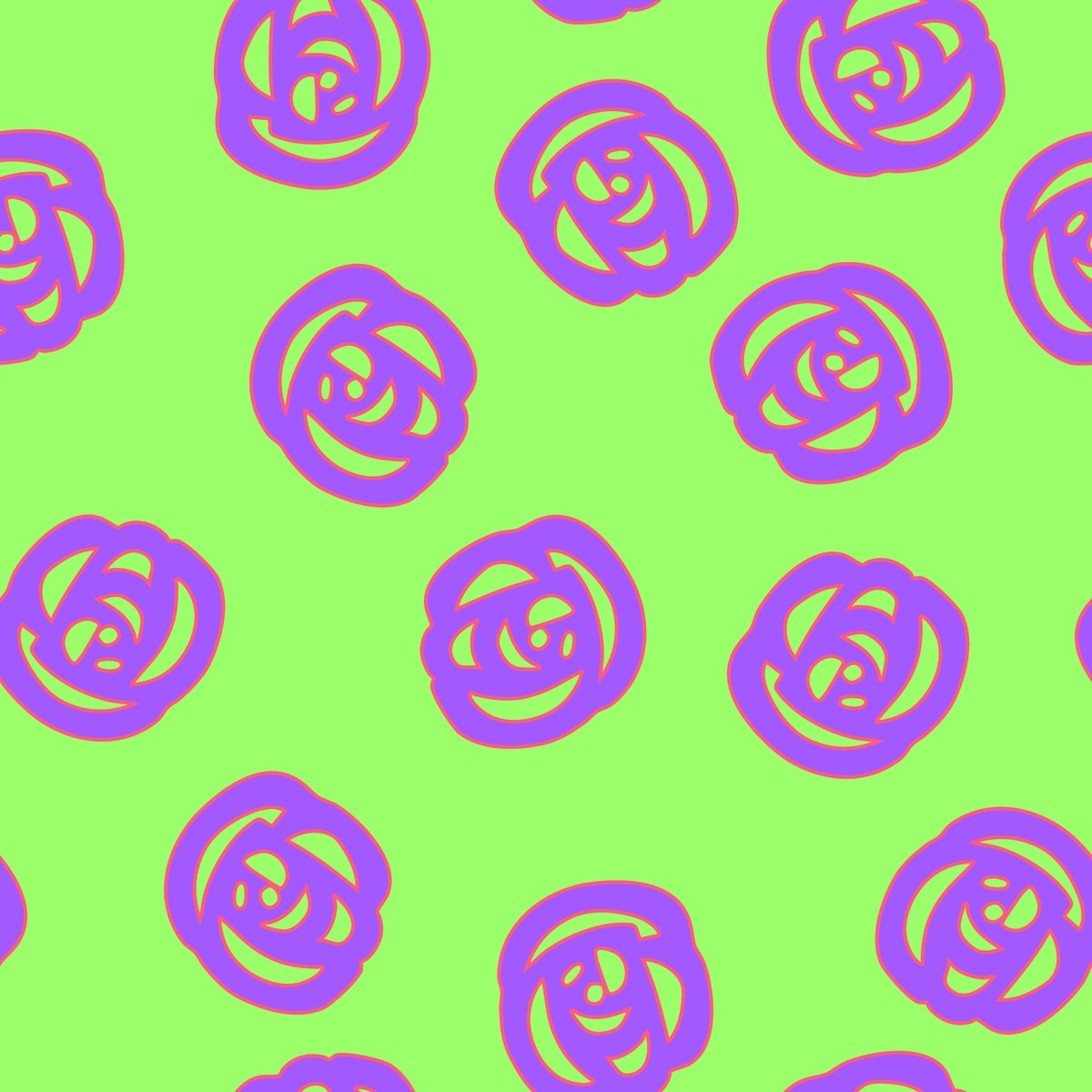 Electric Garden Party — Punk Roses pattern