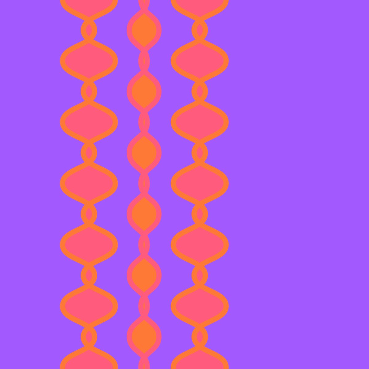 Electric Rose Garden · Bead Stripe pattern