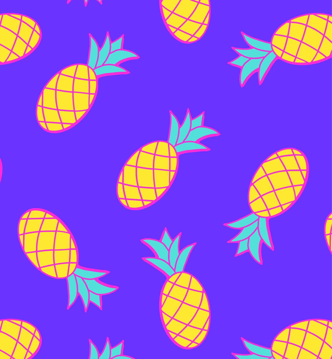 Pool Party Forever · Tossed Pineapples pattern